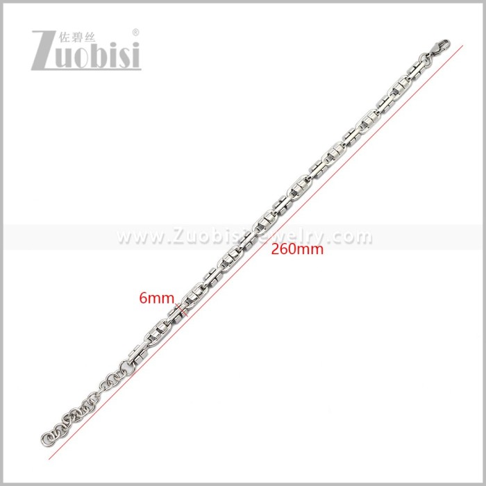 Stainless Steel Bracelets b011046S