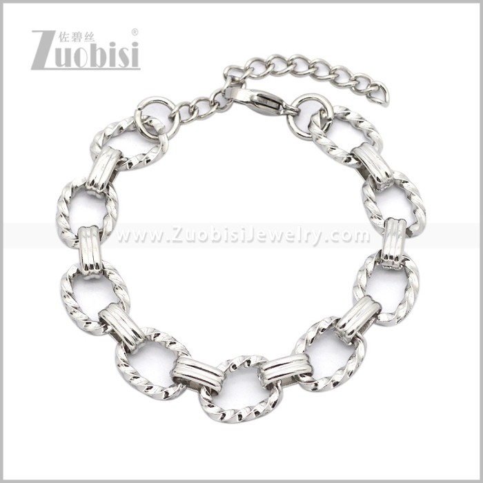 Stainless Steel Bracelets b011058S
