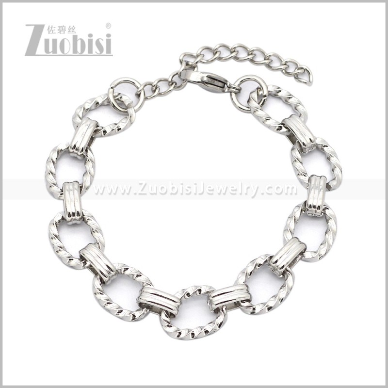 Stainless Steel Bracelets b011058S