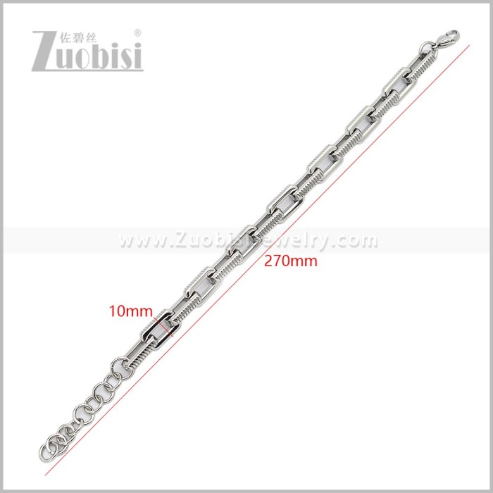 Stainless Steel Bracelets b011062S