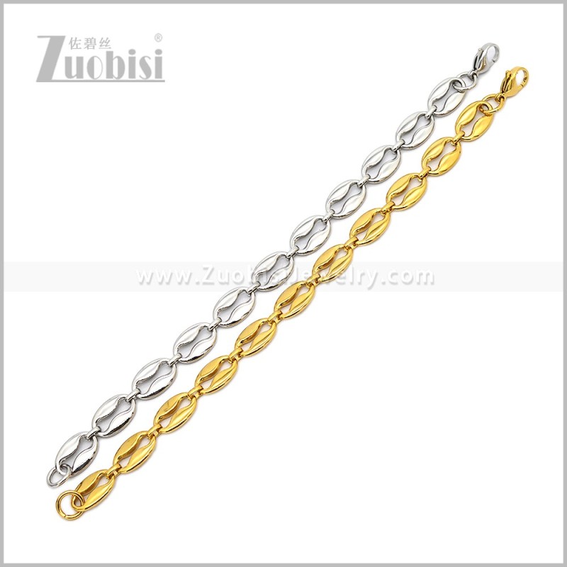 Stainless Steel Bracelets b011048S