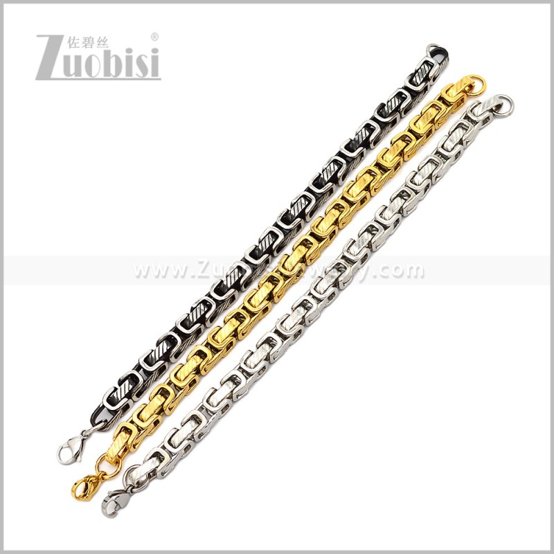 Stainless Steel Bracelets b011043S