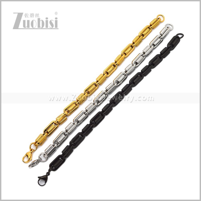 Stainless Steel Bracelets b011040S