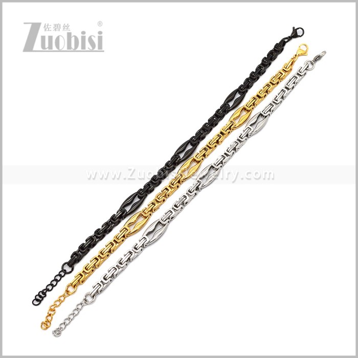 Stainless Steel Bracelets b011045S