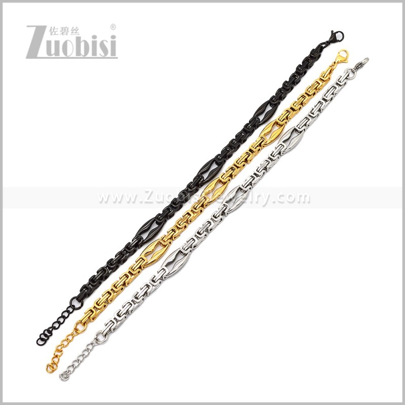 Stainless Steel Bracelets b011045S