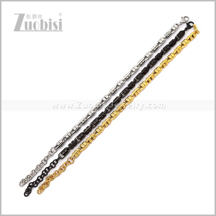Stainless Steel Bracelets b011046S