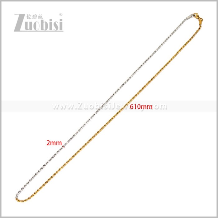 Stainless Steel Necklaces n003732SG2
