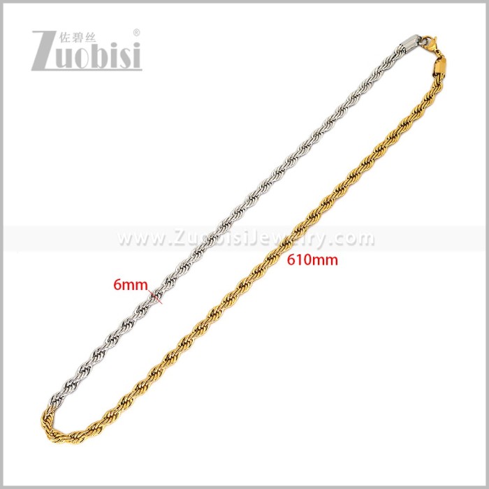 Stainless Steel Necklaces n003732SG6