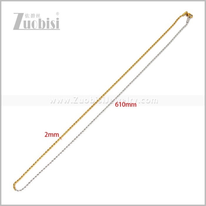 Stainless Steel Necklaces n003732SG1