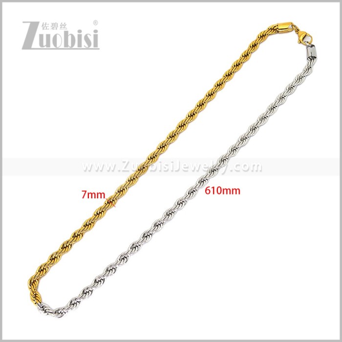 Stainless Steel Necklaces n003732SG7