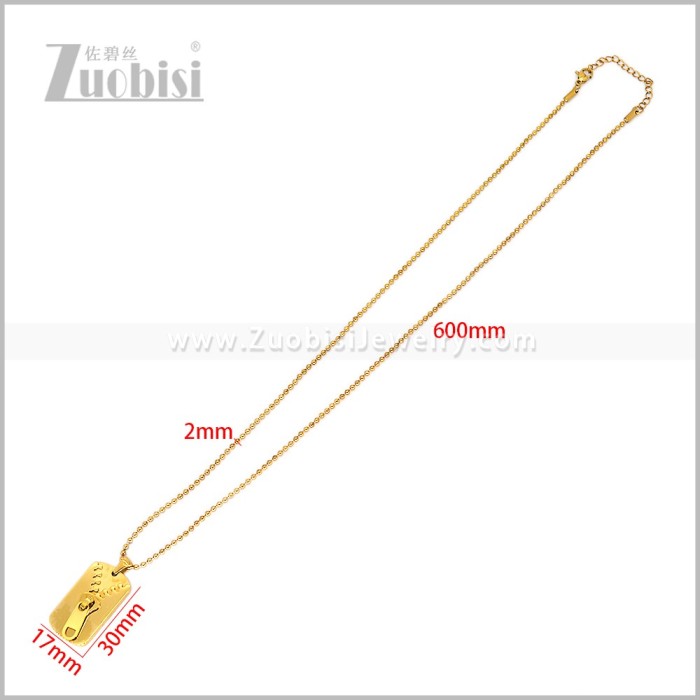 Stainless Steel Necklaces n003735G1