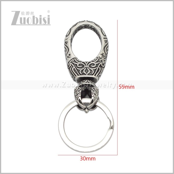 Stainless Steel Keychains k000110S
