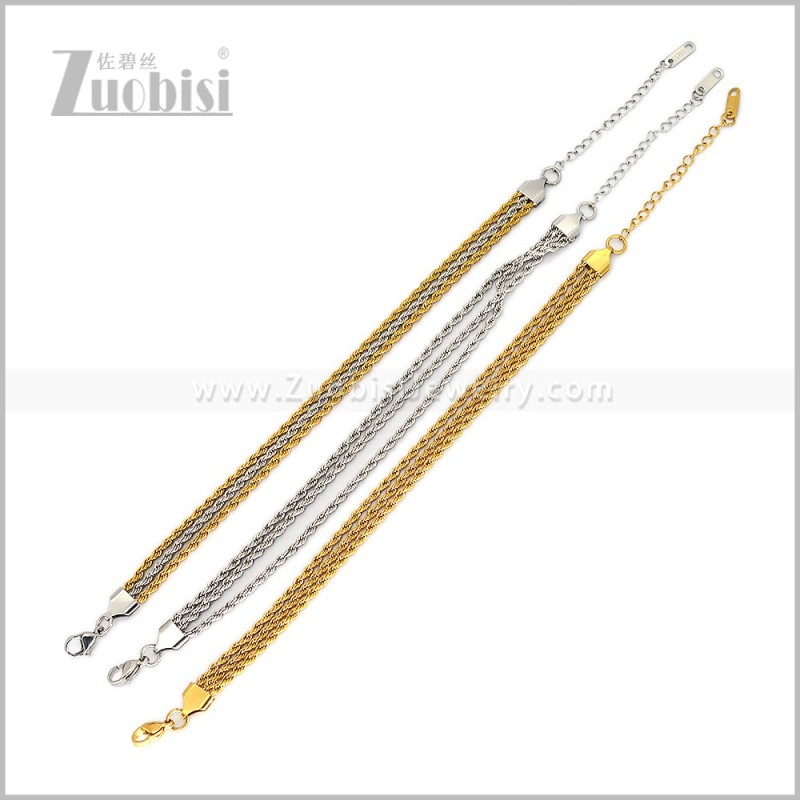 Stainless Steel Bracelets b011107SG