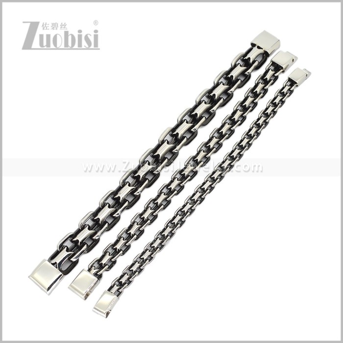 Stainless Steel Bracelets b011104S3
