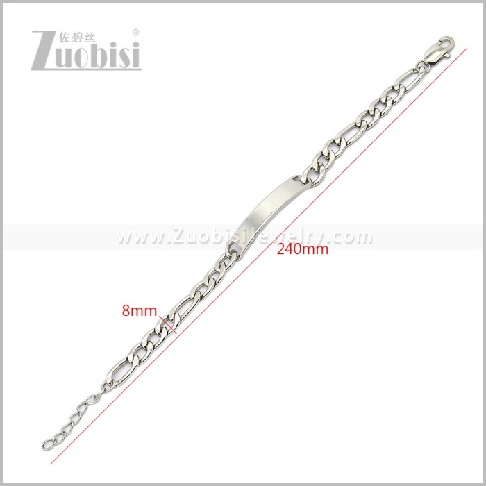 Stainless Steel Bracelets b011101S