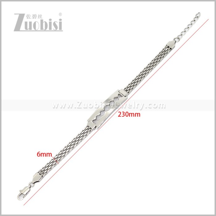 Stainless Steel Bracelets b011119S