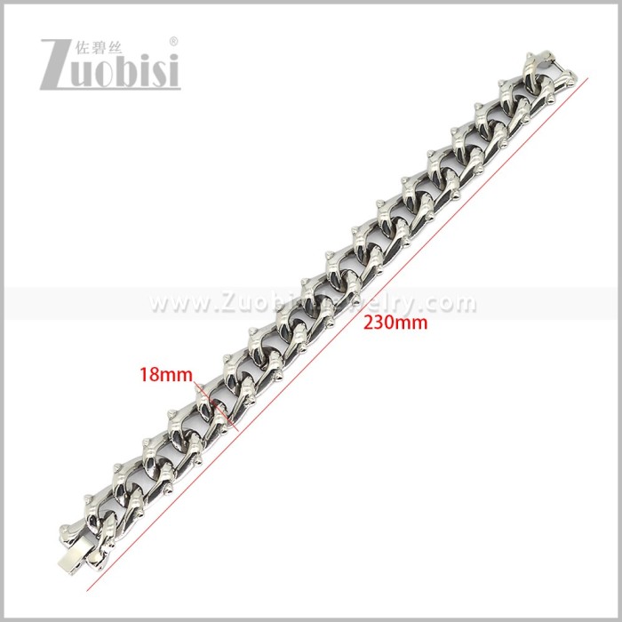 Stainless Steel Bracelets b011114S