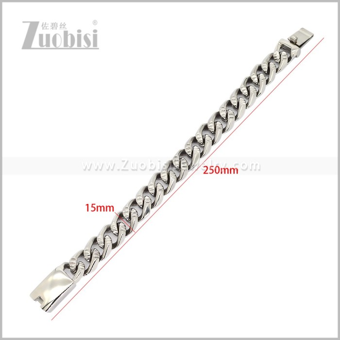 Stainless Steel Bracelets b011116S