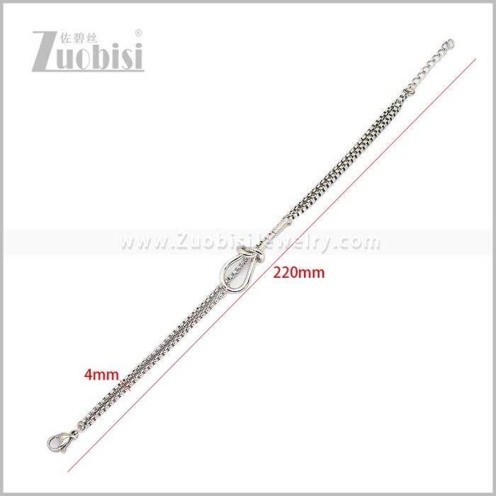 Stainless Steel Bracelets b011118S