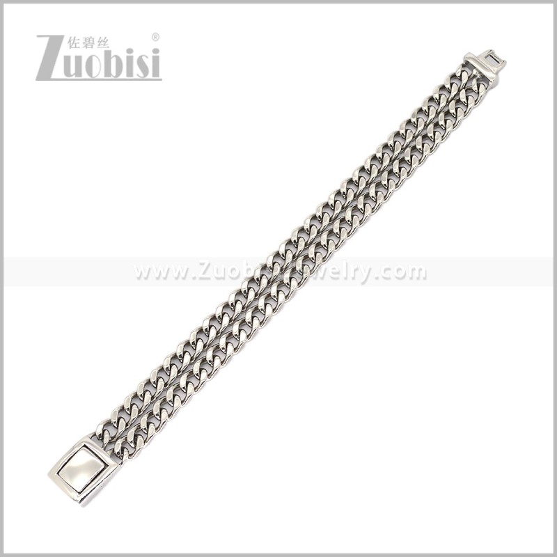 Stainless Steel Bracelets b011112S