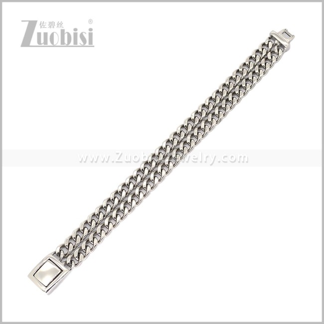 Stainless Steel Bracelets b011112S
