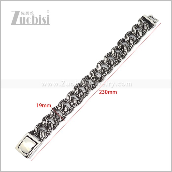 Stainless Steel Bracelets b011113S