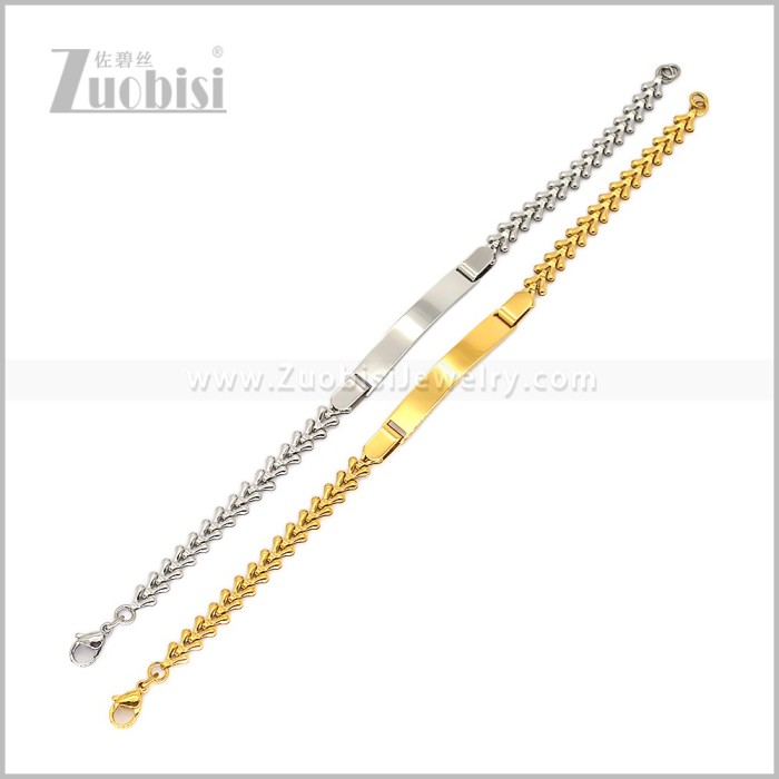 Stainless Steel Bracelets b011124S