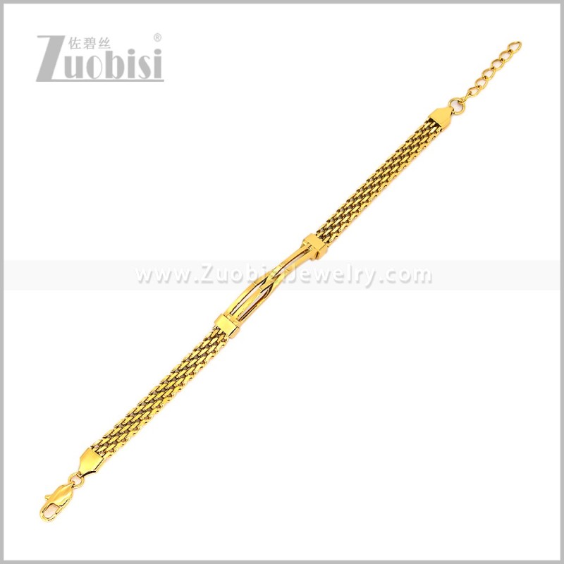 Stainless Steel Bracelets b011128G