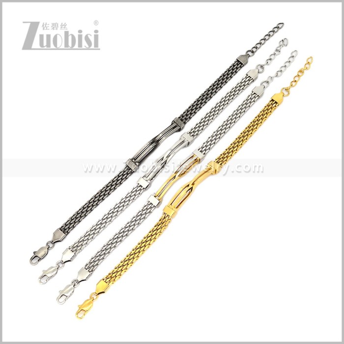 Stainless Steel Bracelets b011128SG