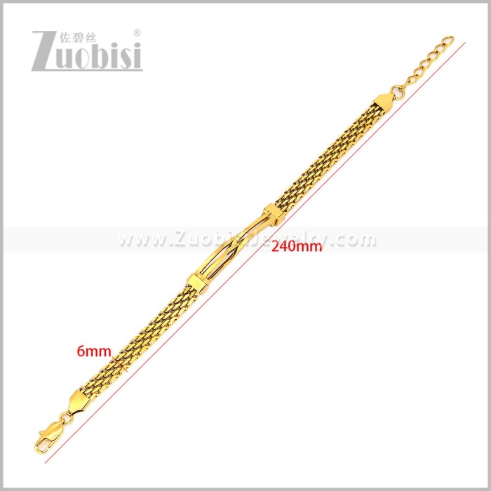 Stainless Steel Bracelets b011128G