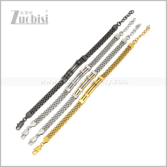 Stainless Steel Bracelets b011131SG