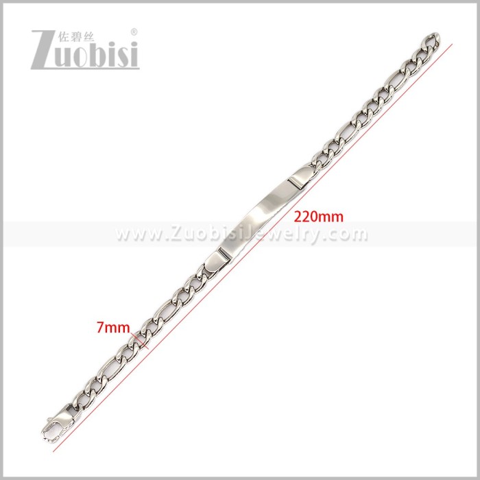 Stainless Steel Bracelets b011126S
