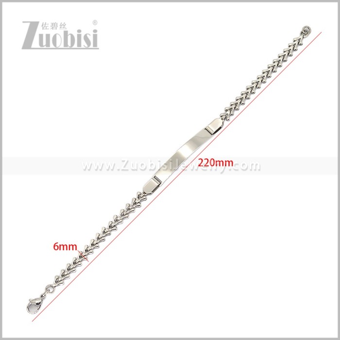 Stainless Steel Bracelets b011124S