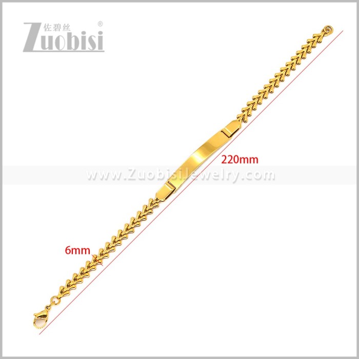 Stainless Steel Bracelets b011124G