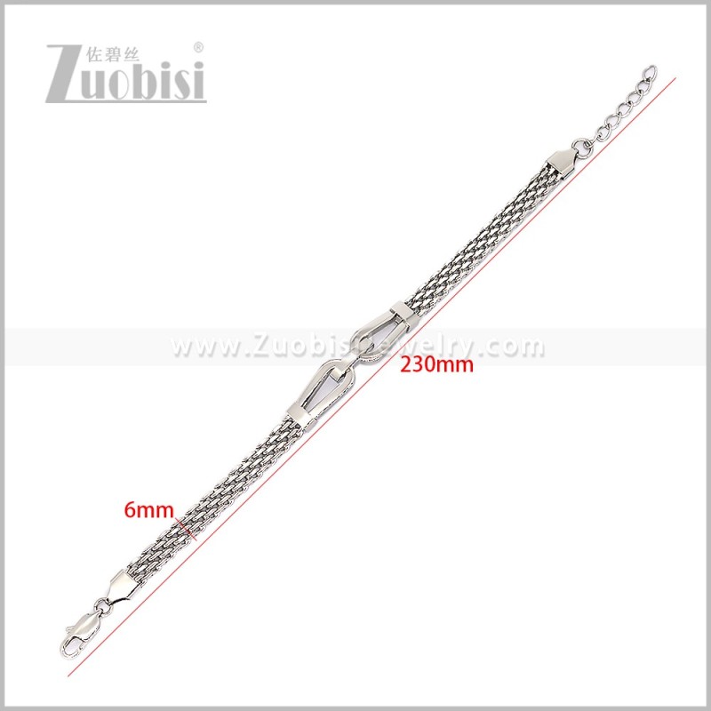 Stainless Steel Bracelets b011127S2