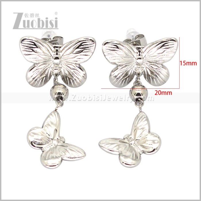 Stainless Steel Earring e003012S