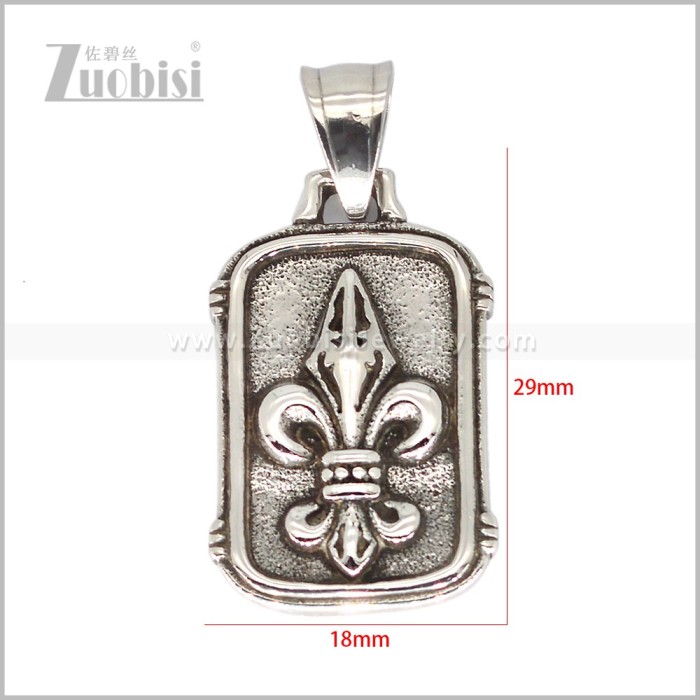 Stainless Steel Pendant p013488S