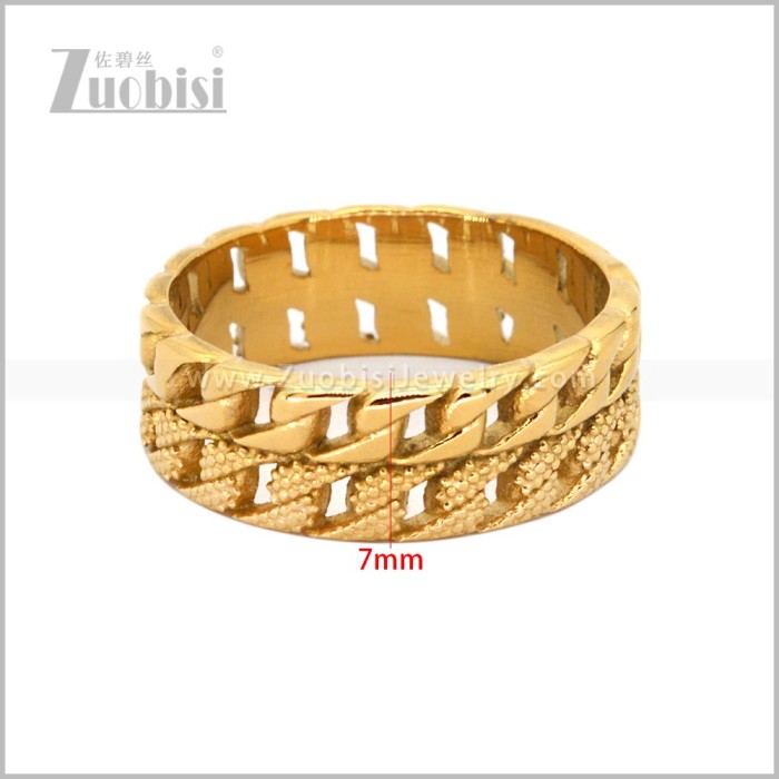 Stainless Steel Ring r011109G