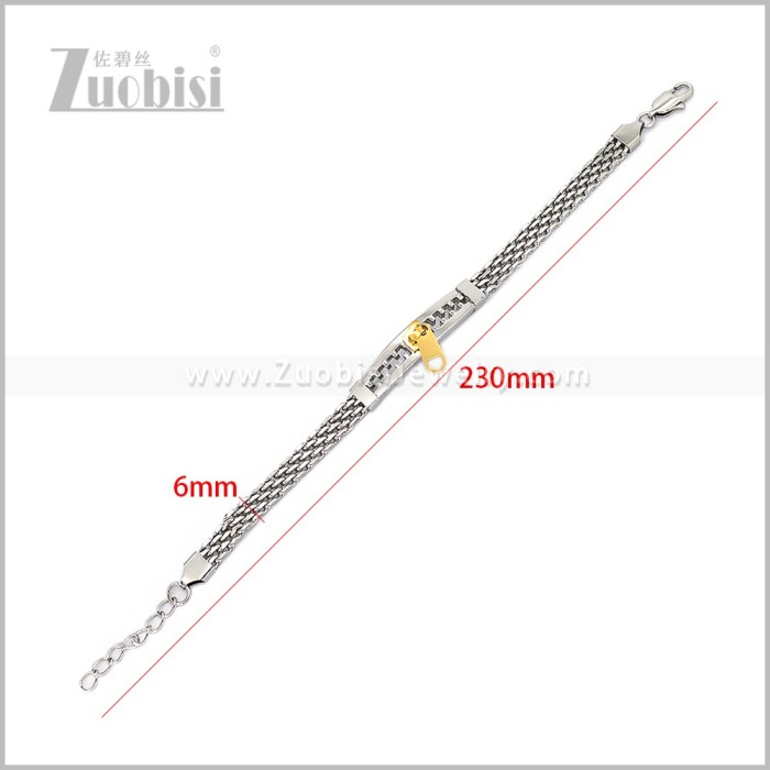 Stainless Steel Bracelet b011171SG
