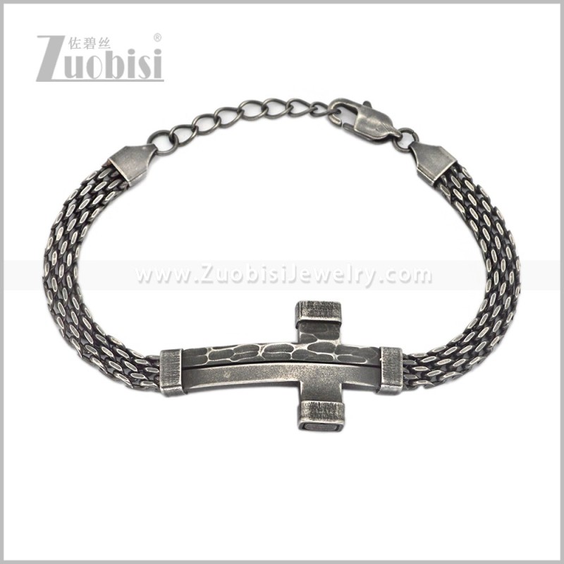 Stainless Steel Bracelet b011172S2