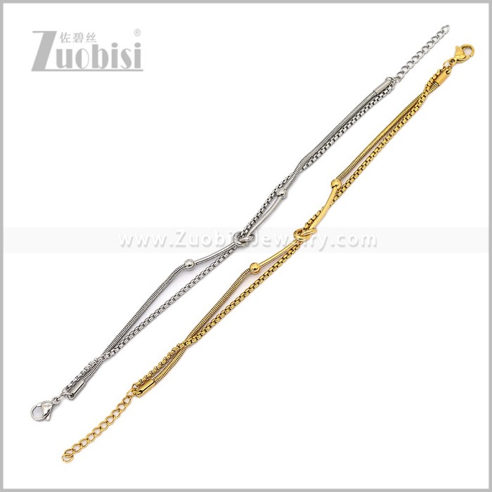 Stainless Steel Bracelet b011173S