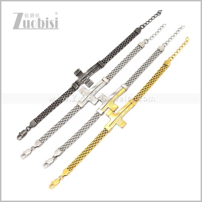 Stainless Steel Bracelet b011172SG