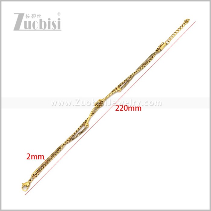 Stainless Steel Bracelet b011173G