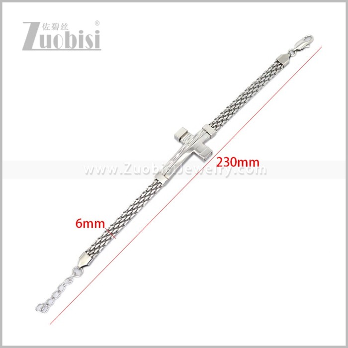Stainless Steel Bracelet b011172S