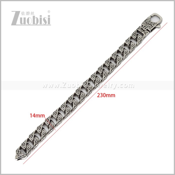 Stainless Steel Bracelet b011133S