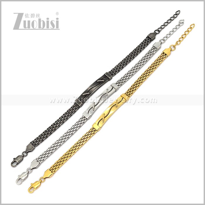 Stainless Steel Bracelet b011187S2