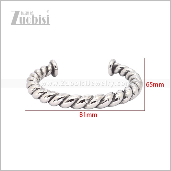 Stainless Steel Bangle b011195S