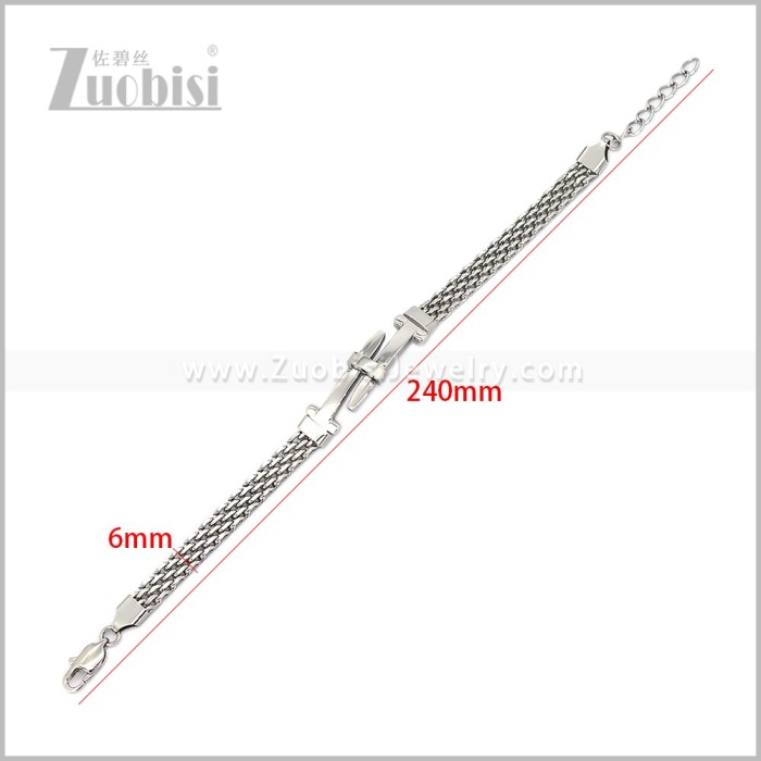 Stainless Steel Bracelet b011188S