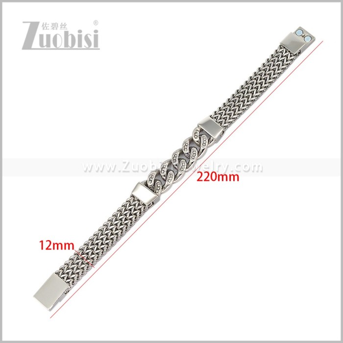 Stainless Steel Bracelet b011184S