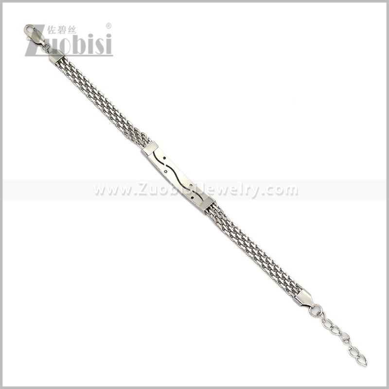 Stainless Steel Bracelet b011187S